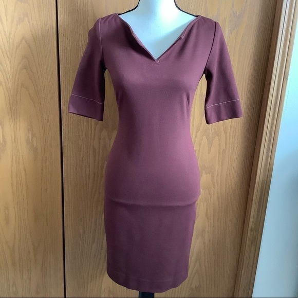 MM Lafleur The Narie Brown Dress Sz-0 - Picture 1 of 6